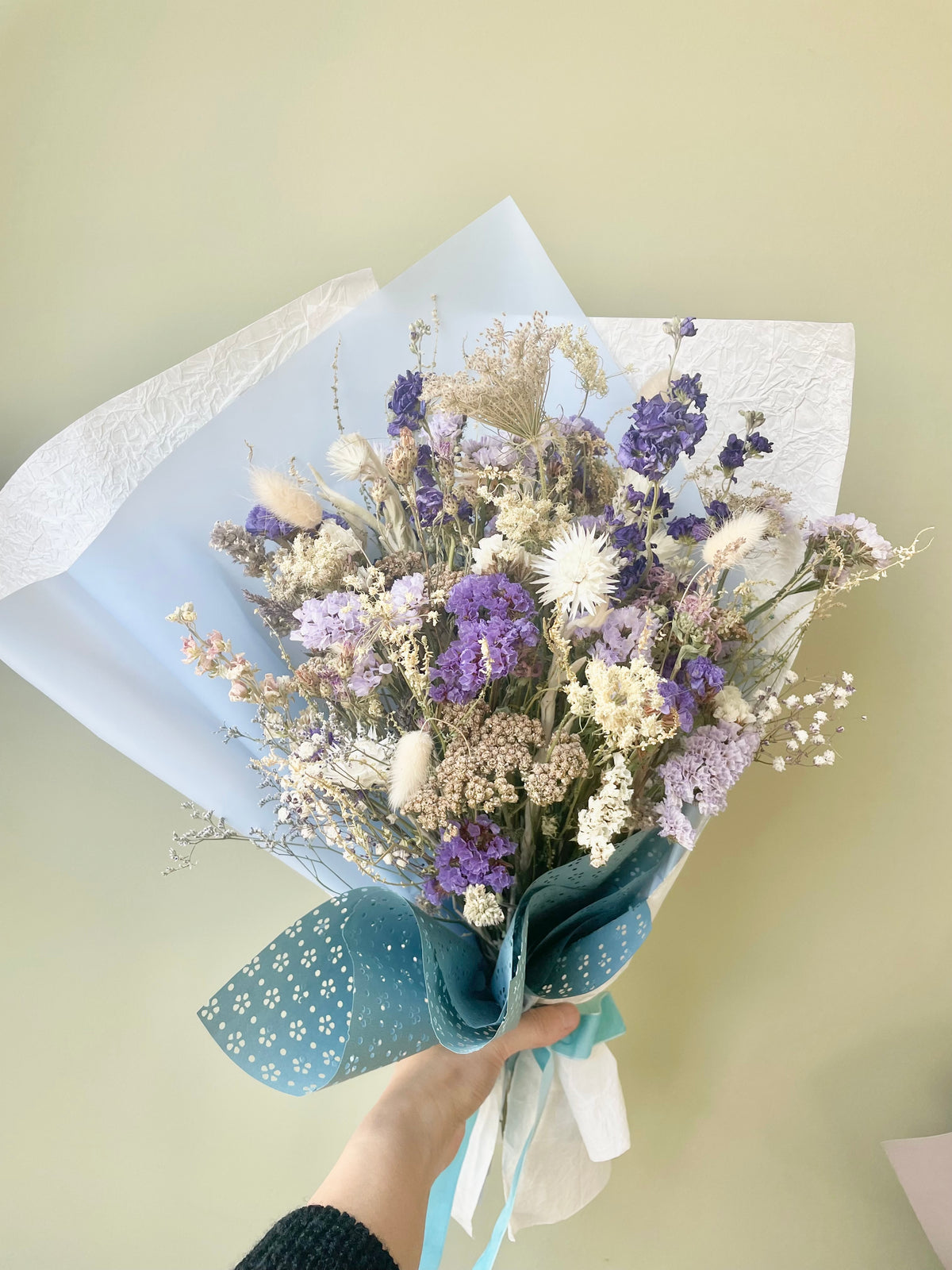 Standard Lavender Mist Dried Flower Bouquet